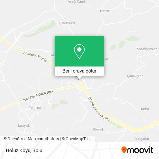 Holuz Köyü harita