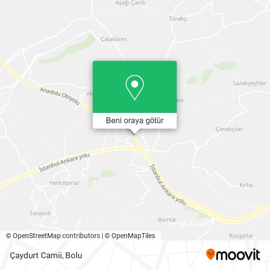 Çaydurt Camii harita
