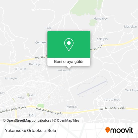 Yukarısoku Ortaokulu harita