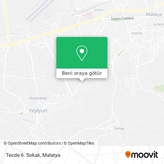 Tecde 6. Sokak harita