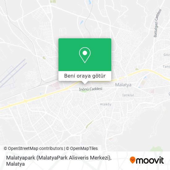 Malatyapark (MalatyaPark Alisveris Merkezi) harita