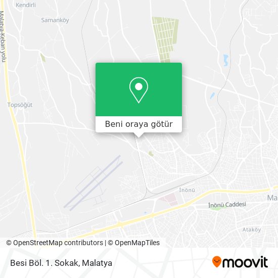 Besi Böl. 1. Sokak harita