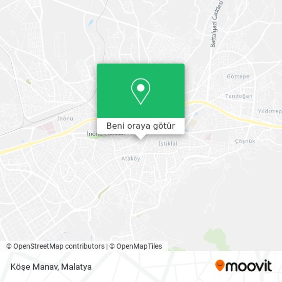 Köşe Manav harita