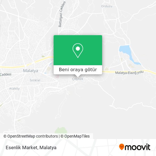 Esenlik Market harita