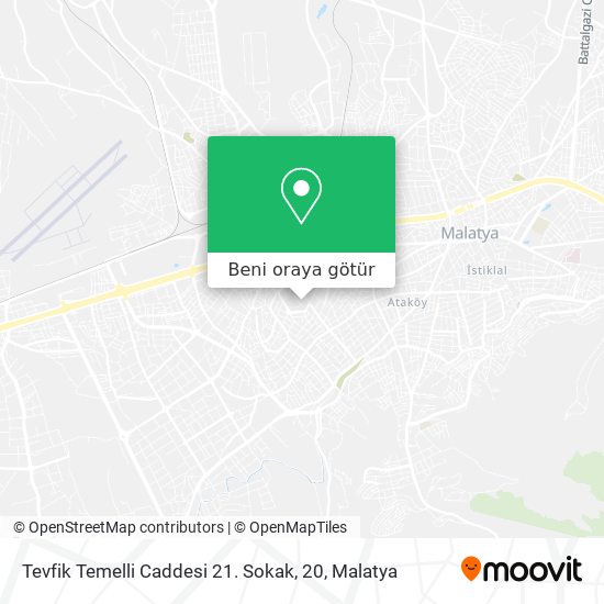 Tevfik Temelli Caddesi 21. Sokak, 20 harita