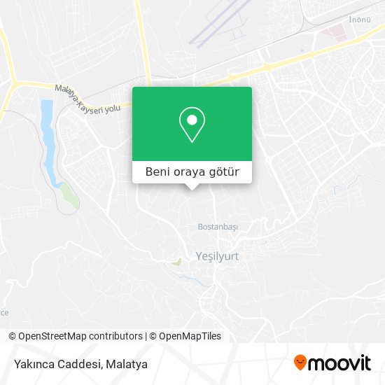 Yakınca Caddesi harita