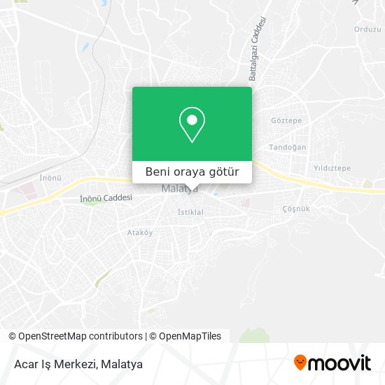 Acar Iş Merkezi harita
