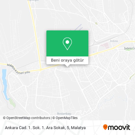 Ankara Cad. 1. Sok. 1. Ara Sokak, 5 harita