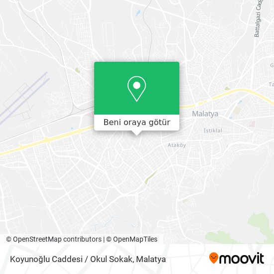 Koyunoğlu Caddesi / Okul Sokak harita