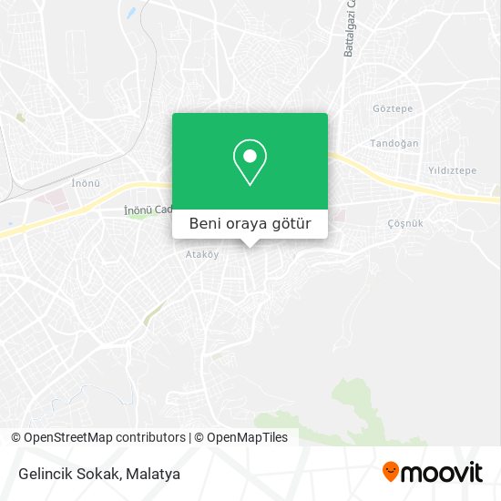 Gelincik Sokak harita