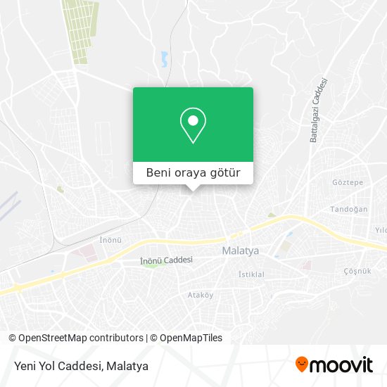 Yeni Yol Caddesi harita