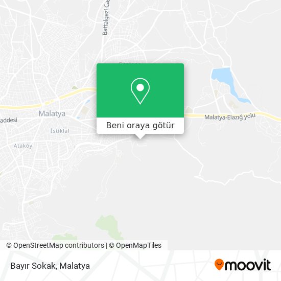 Bayır Sokak harita