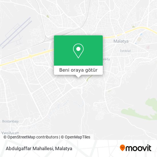 Abdulgaffar Mahallesi harita