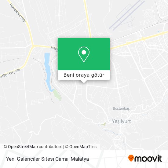 Yeni Galericiler Sitesi Camii harita
