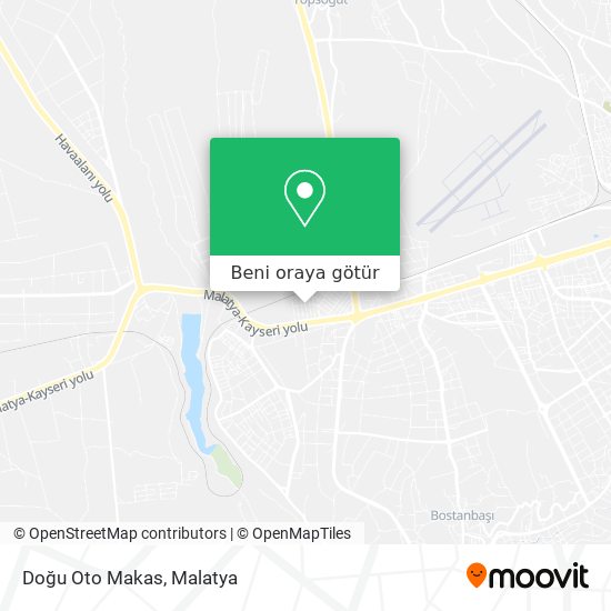 Doğu Oto Makas harita