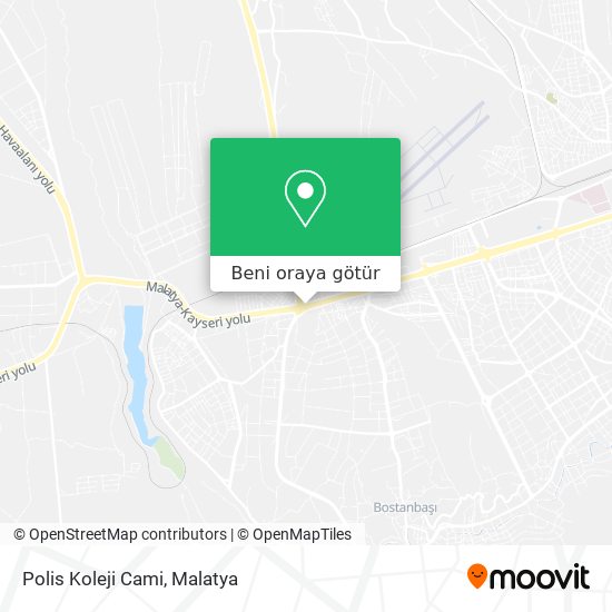 Polis Koleji Cami harita