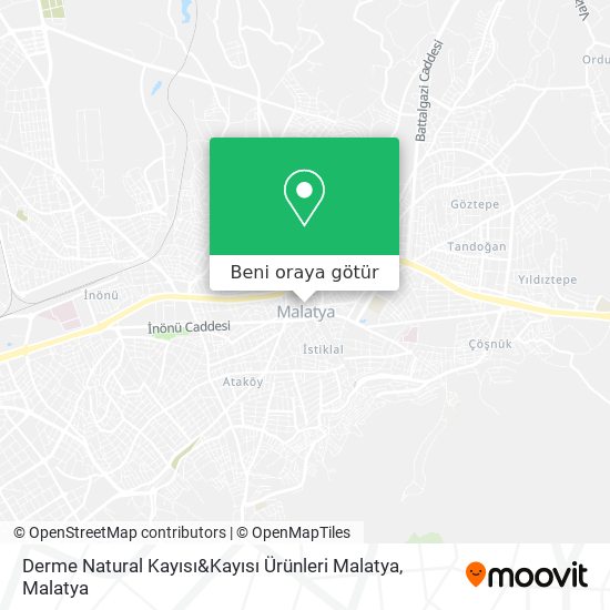 Derme Natural Kayısı&Kayısı Ürünleri Malatya harita