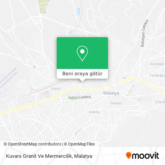 Kuvars Granit Ve Mermercilik harita