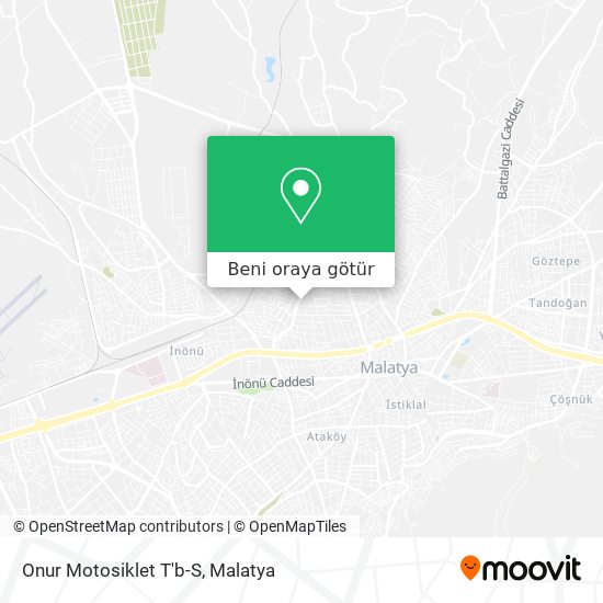 Onur Motosiklet T'b-S harita
