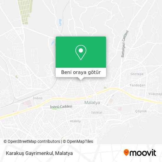 Karakuş Gayrimenkul harita