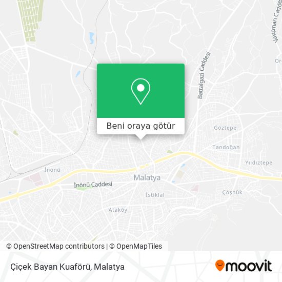 Çiçek Bayan Kuaförü harita