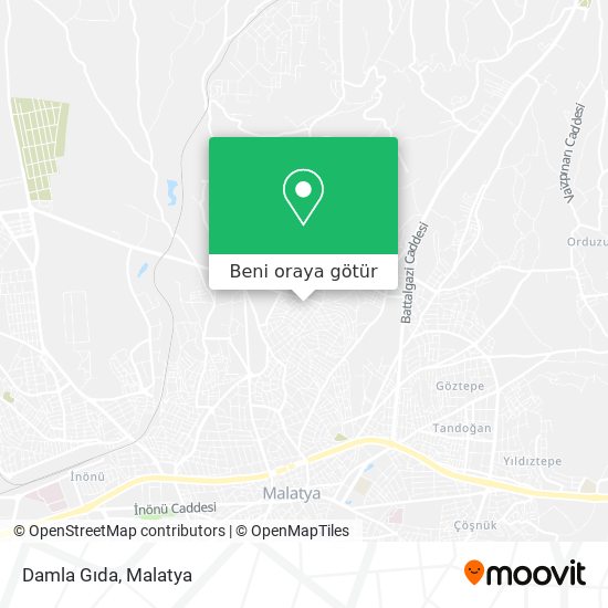 Damla Gıda harita
