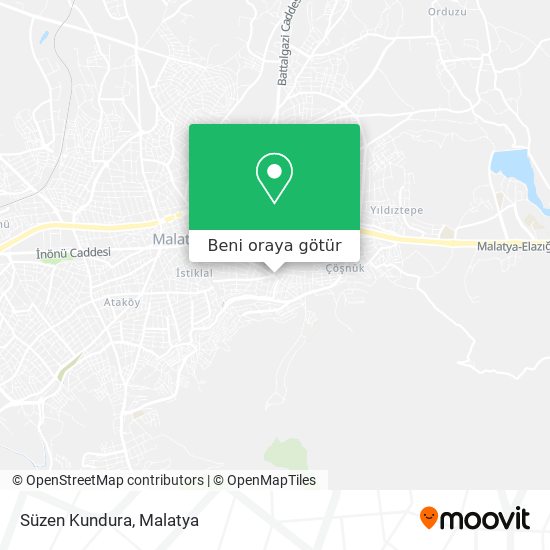 Süzen Kundura harita