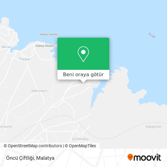 Öncü Çiftliği harita