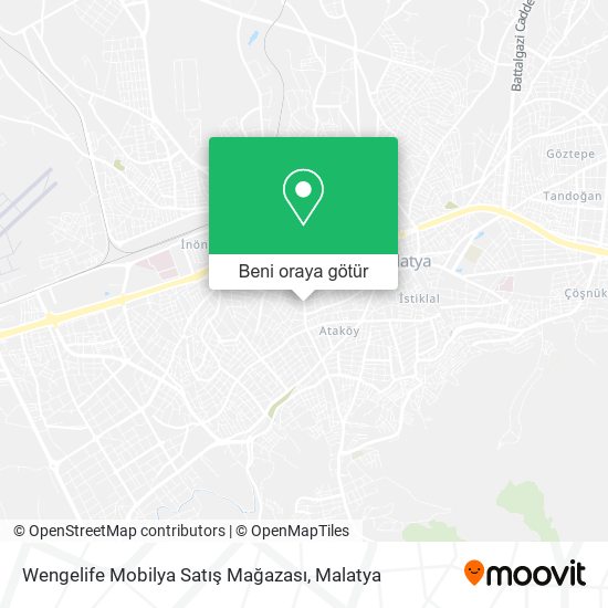 Wengelife Mobilya Satış Mağazası harita