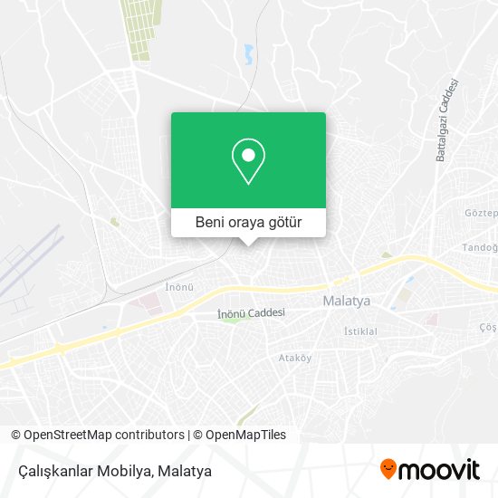 Çalışkanlar Mobilya harita