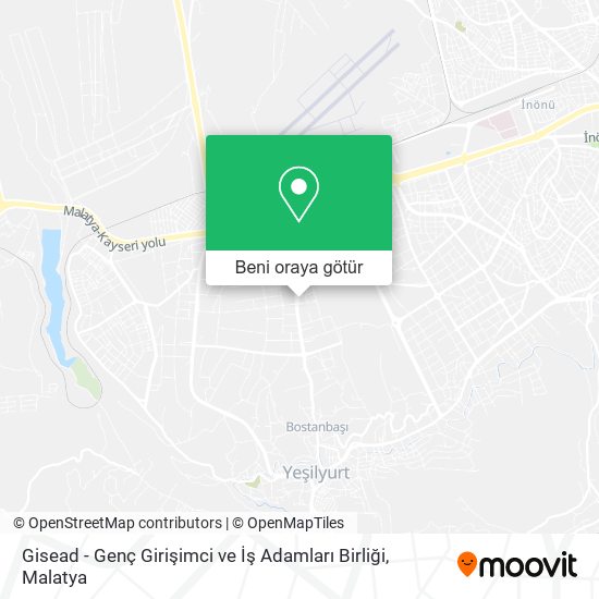 Gisead - Genç Girişimci ve İş Adamları Birliği harita