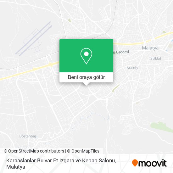 Karaaslanlar Bulvar Et Izgara ve Kebap Salonu harita