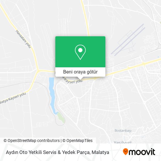 Aydın Oto Yetkili Servis & Yedek Parça harita