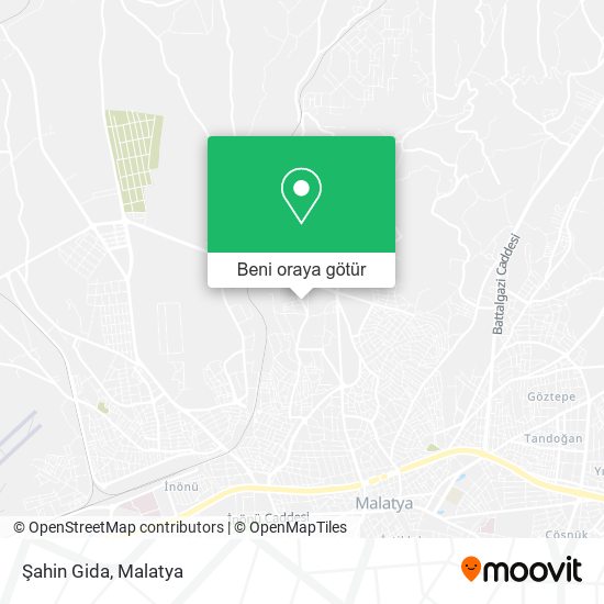 Şahin Gida harita