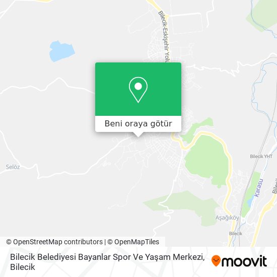 Bilecik Belediyesi Bayanlar Spor Ve Yaşam Merkezi harita