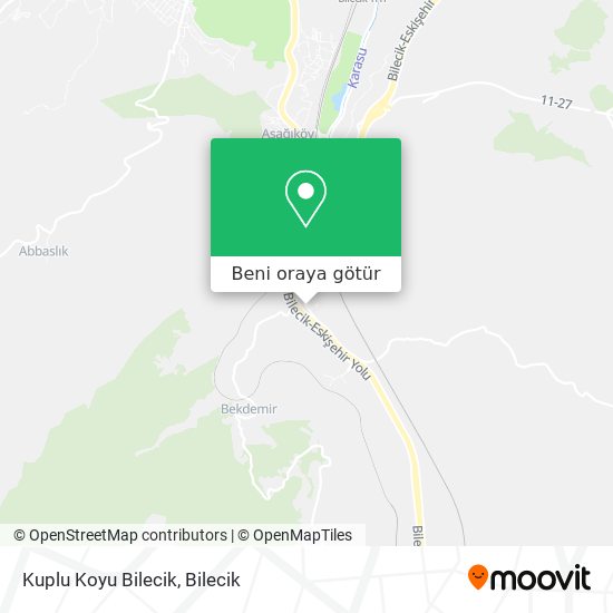 Kuplu Koyu Bilecik harita