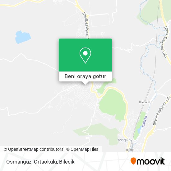 Osmangazi Ortaokulu harita