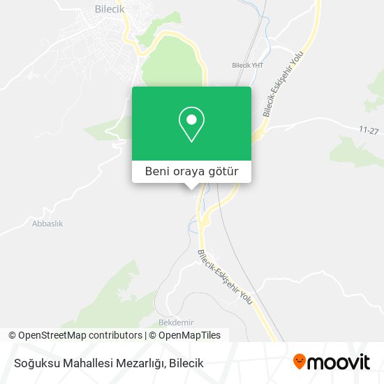 Soğuksu Mahallesi Mezarlığı harita