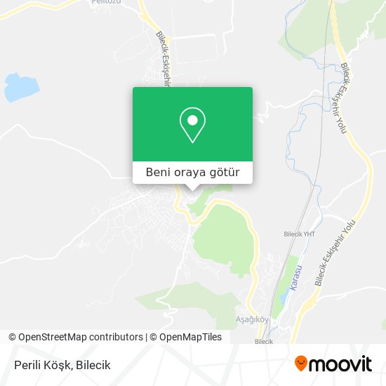 Perili Köşk harita