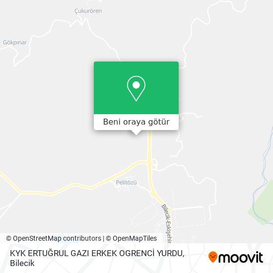 KYK ERTUĞRUL GAZI ERKEK OGRENCİ YURDU harita