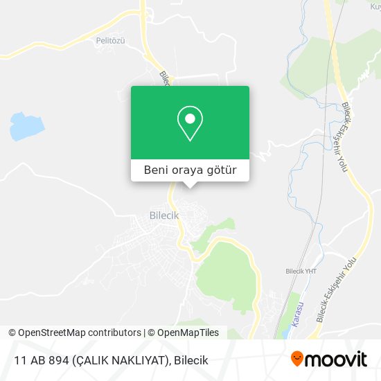 11 AB 894 (ÇALIK NAKLIYAT) harita