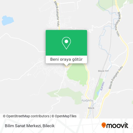 Bilim Sanat Merkezi harita