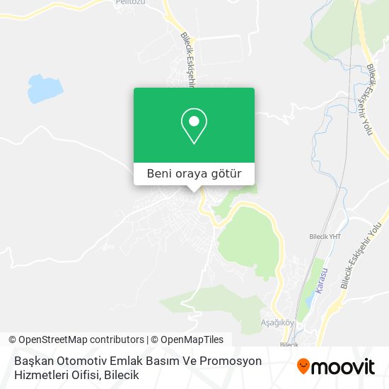 Başkan Otomotiv Emlak Basım Ve Promosyon Hizmetleri Oifisi harita