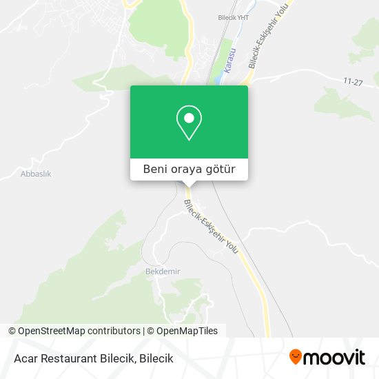 Acar Restaurant Bilecik harita
