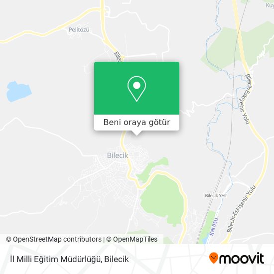 İl Milli Eğitim Müdürlüğü harita