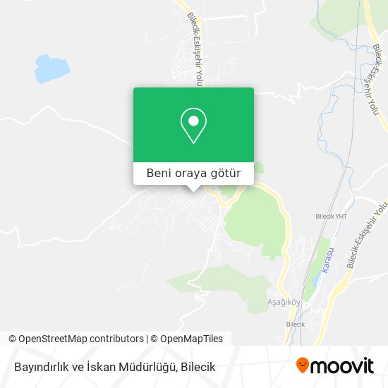 Bayındırlık ve İskan Müdürlüğü harita