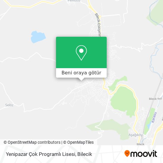Yenipazar Çok Programlı Lisesi harita