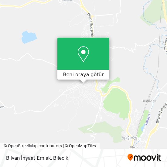 Bilvan İnşaat-Emlak harita