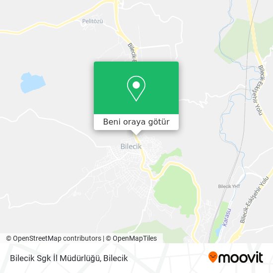 Bilecik Sgk İl Müdürlüğü harita