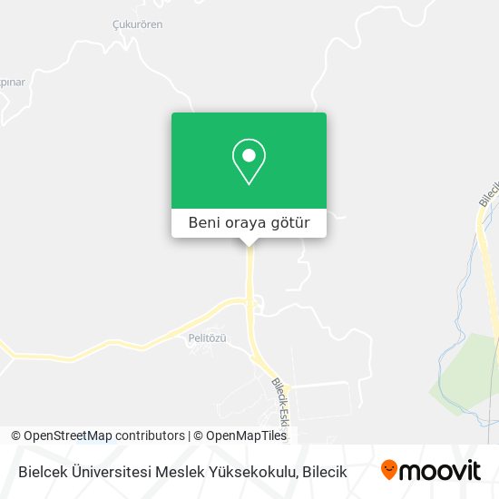 Bielcek Üniversitesi Meslek Yüksekokulu harita